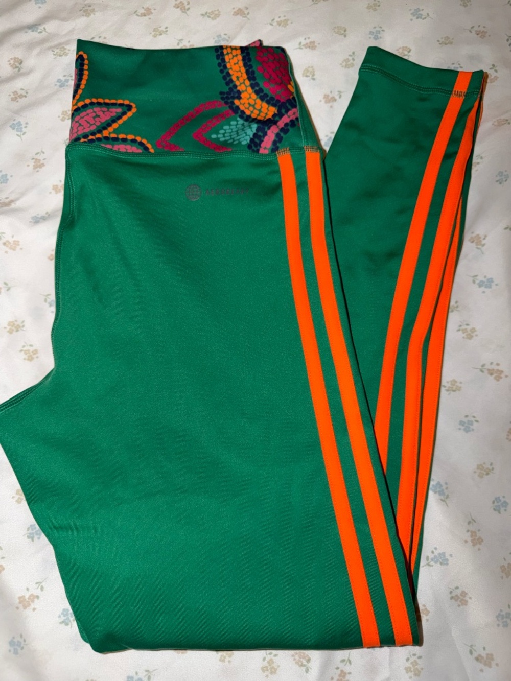 Adidas x Farm Rio Training Essentials 7/8 Leggings - Picture 4 of 6